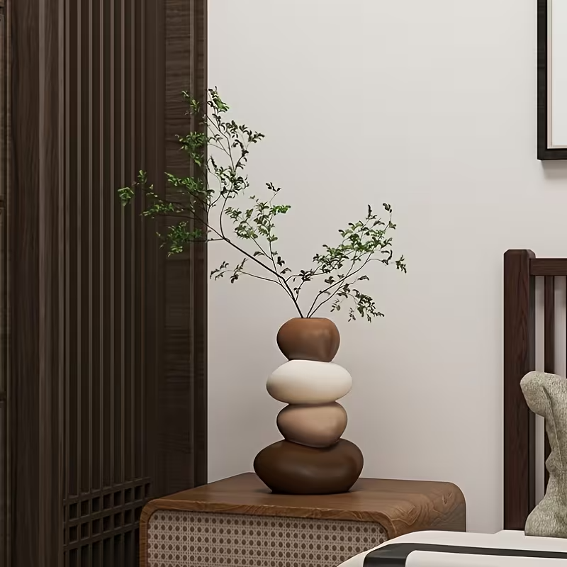 Pebble Stack Vase