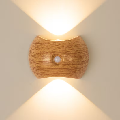 Curved Wall Light with Motion Sensor