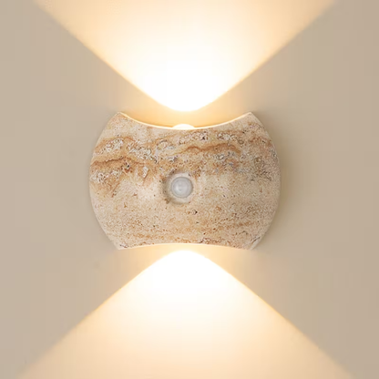 Curved Wall Light with Motion Sensor