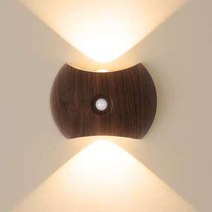 Curved Wall Light with Motion Sensor