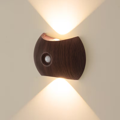 Curved Wall Light with Motion Sensor