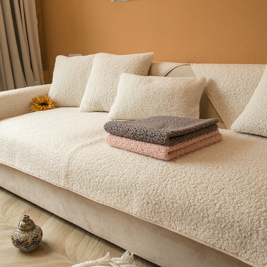 Nori - Anti-Slip Teddy Sofa Cover