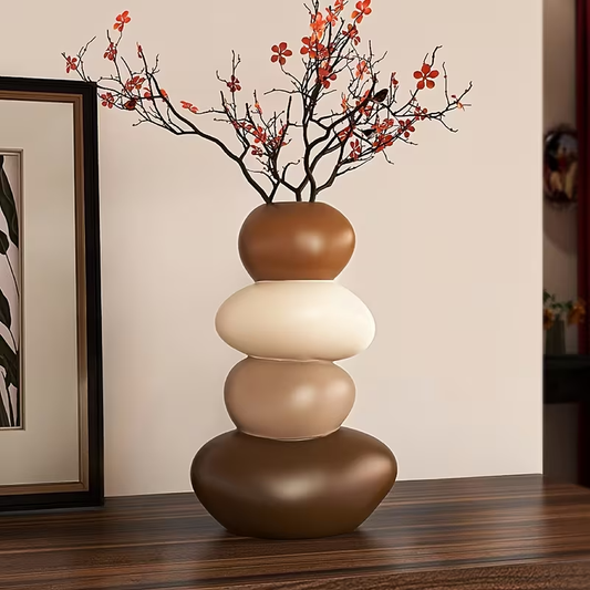 Pebble Stack Vase