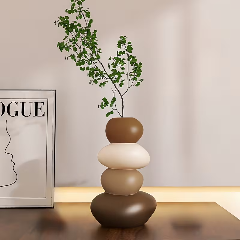 Pebble Stack Vase